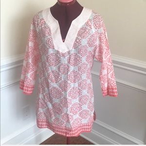 Vineyard Vine Tunic Top Sz M